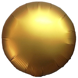 FOIL 18'' SOLIDE ΣΤΡΟΓΓΥΛΟ ΧΡΥΣΟ satin