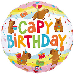 FOIL 18'' CAPYBARA BIRTHDAY