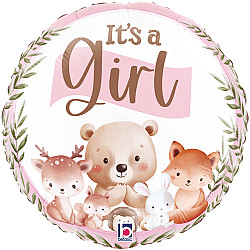FOIL 18'' ΖΩΑΚΙΑ ΔΑΣΟΥΣ IT'S A GIRL
