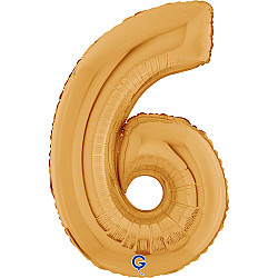 FOIL 26'' ΑΡΙΘΜΟΣ 6 ΧΡΥΣΟ MID SIZE