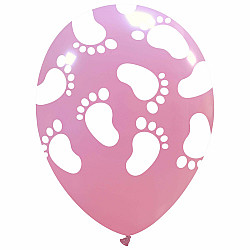 LATEX 12'' BABY GIRL ΠΑΤΟΥΣΑΚΙΑ ΡΟΖ 25TMX