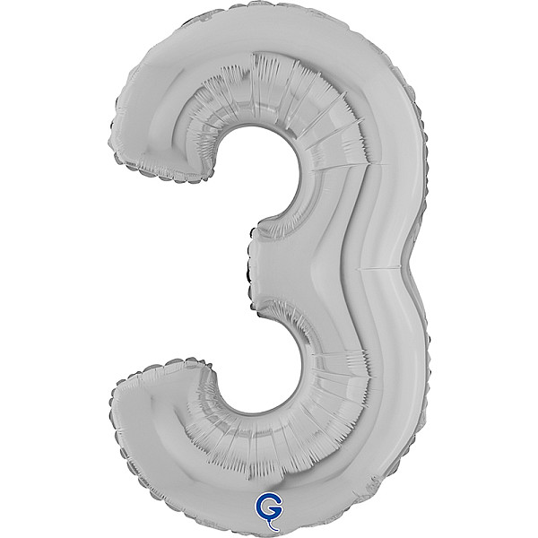 FOIL 26'' ΑΡΙΘΜΟΣ 3 ΑΣΗΜΙ MID SIZE