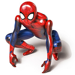 FOIL SITTING SPIDERMAN 3D