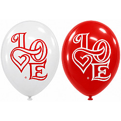 LATEX 13'' TΥΠΩΜΕΝΟ LOVE 6ΤΜΧ