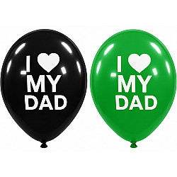 LATEX 13'' ΤΥΠΩΜΕΝA I LOVE MY DAD 6TEM
