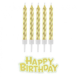 ΚΕΡΑΚΙΑ HAPPY BIRTHDAY ΧΡΥΣΟ16ΤΜΧ