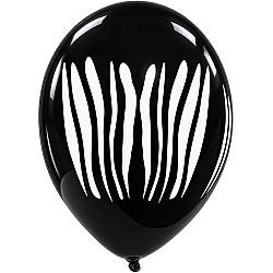 LATEX 13'' ΤΥΠΩΜΕΝΑ ANIMAL PRINT 25ΤΕΜ