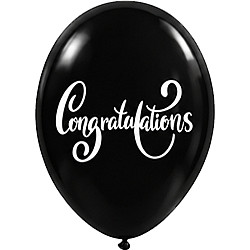  LATEX 13'' ΤΥΠΩΜΕΝO CONGRATULATIONS 25ΤΕΜ